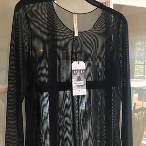 Cynthia Ashby SHEER Top. NEW